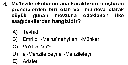 Kelam´a Giriş 2025-2026 Dönem Sonu Sınavı - 4. soru