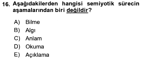 Tefsir Tarihi ve Usulü 2016-2017 Dönem Sonu Sınavı - 16. soru