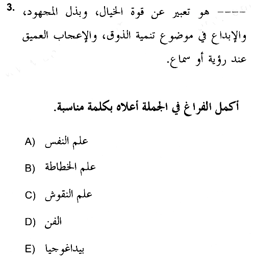 İslam Sanatları Tarihi 2018-2019 Dönem Sonu Sınavı - 3. soru
