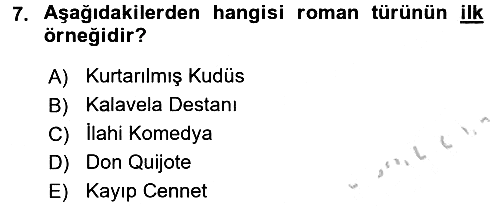 Güzel Sanatlar 2016-2017 Ara Sınav - 7. soru