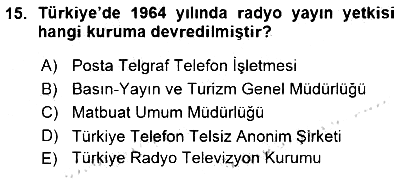 Toplum ve İletişim 2015-2016 Ara Sınav - 15. soru