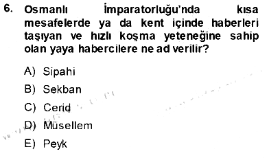 Toplum ve İletişim 2013-2014 Tek Ders Sınavı - 6. soru