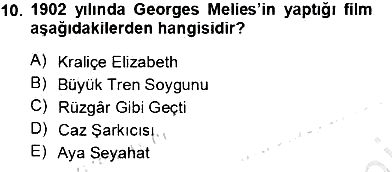 Toplum ve İletişim 2013-2014 Tek Ders Sınavı - 10. soru