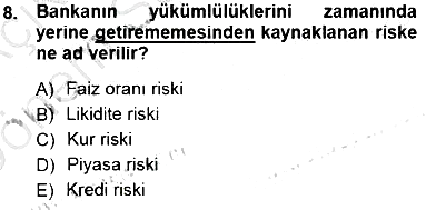 Belge Yönetimi ve Ofis Uygulamaları 2012-2013 Dönem Sonu Sınavı - 8. soru