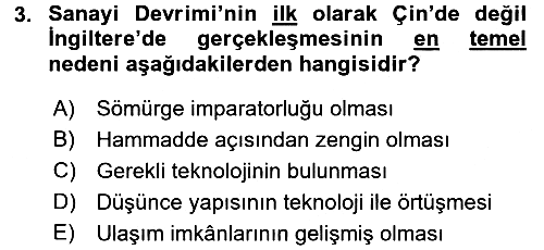Çalışma İlişkileri 2017-2018 3 Ders Sınavı - 3. soru