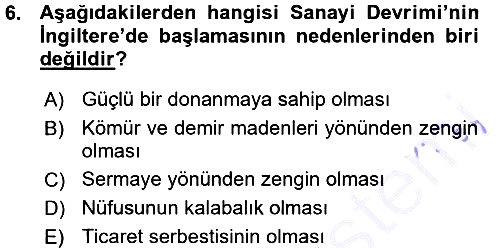 Çalışma İlişkileri 2015-2016 Ara Sınav - 6. soru