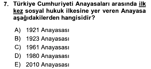 Çalışma İlişkileri 2017-2018 Ara Sınav - 7. soru