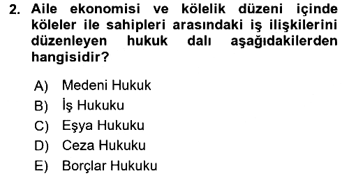 Çalışma İlişkileri 2015-2016 Dönem Sonu Sınavı - 2. soru
