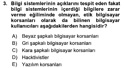 Çalışma Hayatında Bilişim, Belge Yönetimi 2023-2024 Ara Sınav - 3. soru