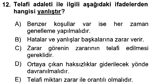 İşletmelerde Sosyal Sorumluluk Ve Etik 2022-2023 Ara Sınav - 12. soru