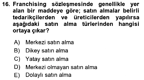 Küresel Pazarlama 2023-2024 Ara Sınav - 16. soru