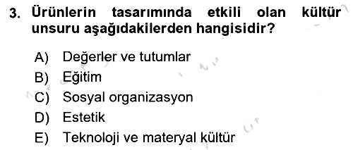 Küresel Pazarlama 2024-2025 Dönem Sonu Sınavı - 3. soru