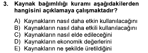 Örgüt Kuramı 2012-2013 Dönem Sonu Sınavı - 3. soru