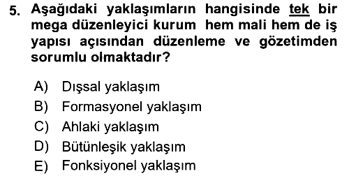 Sermaye Piyasaları ve Finansal Kurumlar 2016-2017 Ara Sınav - 5. soru