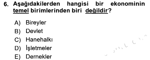 Sermaye Piyasaları ve Finansal Kurumlar 2016-2017 Ara Sınav - 6. soru