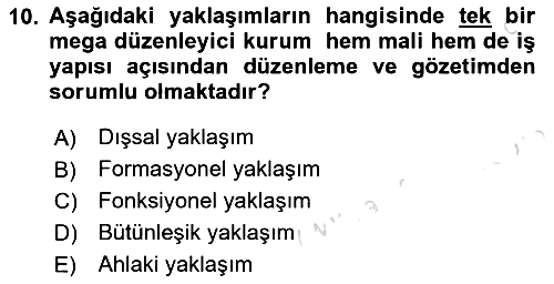 Sermaye Piyasaları ve Finansal Kurumlar 2021-2022 Ara Sınav - 10. soru