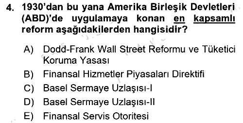 Sermaye Piyasaları ve Finansal Kurumlar 2023-2024 Ara Sınav - 4. soru