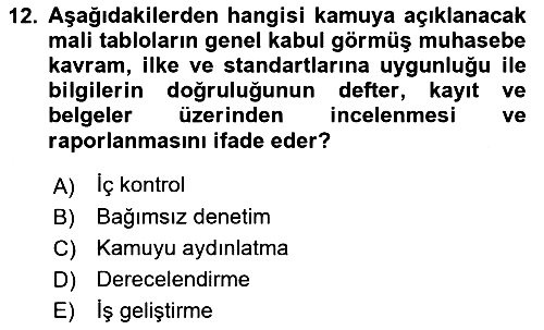 Sermaye Piyasaları ve Finansal Kurumlar 2023-2024 Dönem Sonu Sınavı - 12. soru