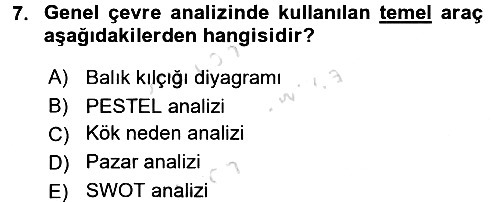Uluslararası İşletmecilik 2017-2018 Ara Sınav - 7. soru