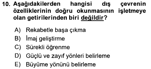 Uluslararası İşletmecilik 2017-2018 Ara Sınav - 10. soru