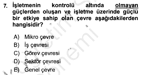 Uluslararası İşletmecilik 2018-2019 Ara Sınav - 7. soru