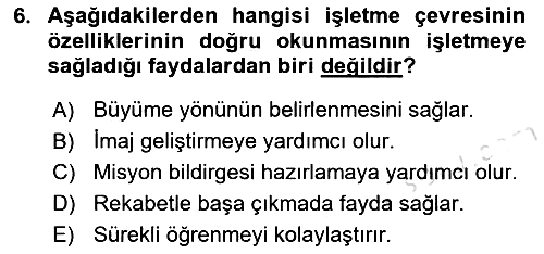 Uluslararası İşletmecilik 2025-2026 Ara Sınav - 6. soru