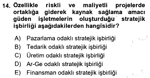 Uluslararası İşletmecilik 2025-2026 Ara Sınav - 14. soru