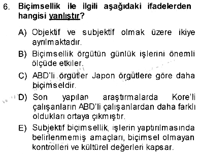 Uluslararası İşletmecilik 2013-2014 Dönem Sonu Sınavı - 6. soru