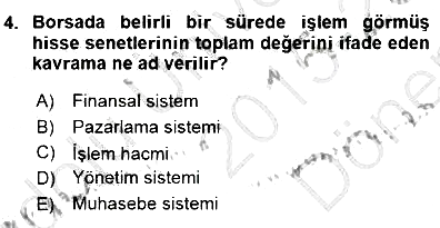 Uluslararası İşletmecilik 2015-2016 Dönem Sonu Sınavı - 4. soru