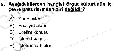Uluslararası İşletmecilik 2015-2016 Dönem Sonu Sınavı - 8. soru