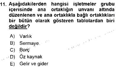 Uluslararası İşletmecilik 2015-2016 Dönem Sonu Sınavı - 11. soru