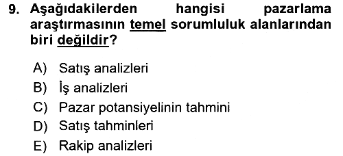 Uluslararası İşletmecilik 2016-2017 Dönem Sonu Sınavı - 9. soru
