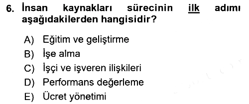 Uluslararası İşletmecilik 2017-2018 Dönem Sonu Sınavı - 6. soru