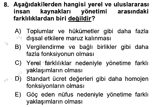 Uluslararası İşletmecilik 2023-2024 Dönem Sonu Sınavı - 8. soru