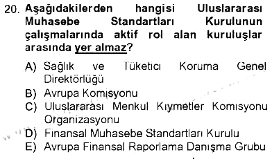 Uluslararası İşletmecilik 2012-2013 Tek Ders Sınavı - 20. soru