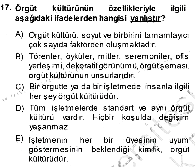 Uluslararası İşletmecilik 2013-2014 Tek Ders Sınavı - 17. soru