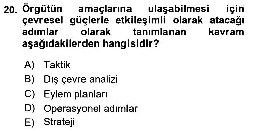 Uluslararası İşletmecilik 2018-2019 Tek Ders Sınavı - 20. soru