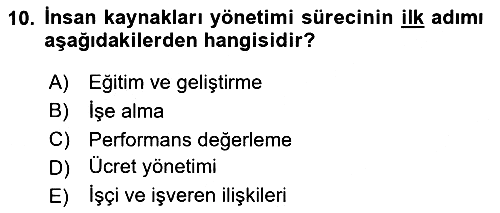 Uluslararası İşletmecilik 2023-2024 Yaz Okulu Sınavı - 10. soru
