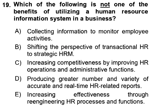 Business Information Systems 2021-2022 Ara Sınav - 19. soru