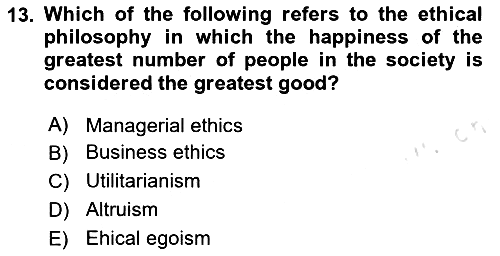 Business Management 2023-2024 Ara Sınav - 13. soru