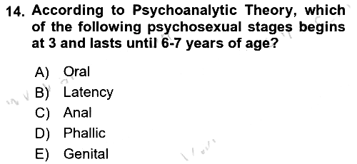 Psychology 2023-2024 Dönem Sonu Sınavı - 14. soru