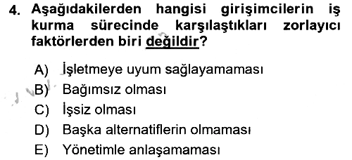 İş Planı 2016-2017 Ara Sınav - 4. soru