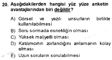Pazarlama İlkeleri 2014-2015 Ara Sınav - 20. soru
