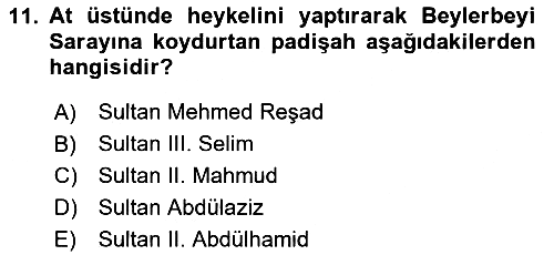Akdeniz Uygarlıkları Sanatı 2024-2025 Yaz Okulu Sınavı - 11. soru