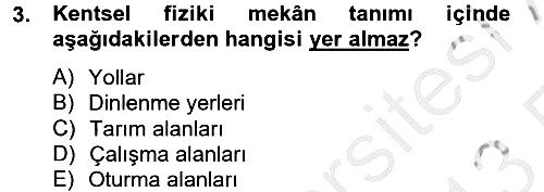 Restorasyon ve Koruma İlkeleri 2012-2013 Ara Sınav - 3. soru