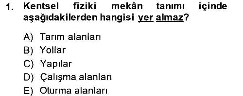 Restorasyon ve Koruma İlkeleri 2013-2014 Dönem Sonu Sınavı - 1. soru