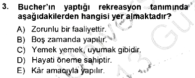 Turizm Coğrafyası 2012-2013 Ara Sınav - 3. soru