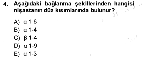 Temel Veteriner Biyokimya 2014-2015 Tek Ders Sınavı - 4. soru