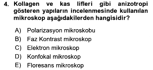 Temel Veteriner Patoloji 2016-2017 Dönem Sonu Sınavı - 4. soru