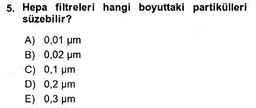 Veteriner Laboratuvar Teknikleri ve Prensipleri 2018-2019 Ara Sınav - 5. soru